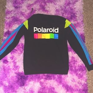 stylish Polaroid sweater